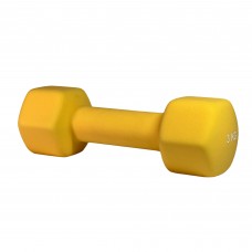 Гантель неопренова Stein 1х3 кг, жовтий, код: DB3058-3 yellow-ST Гантель неопренова Stein 1х3 кг, жовтий, код: DB3058-3 yellow-ST