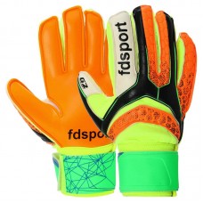 Воротарські рукавиці з захистом пальців Fdsport розмір 9, помаранчевий-лимонний, код: FB-873_9ORY