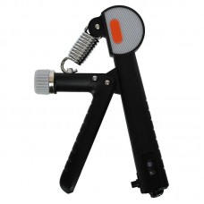 Еспандер кистьовий пружинний з лічильником та регульований FitGo 5-60кг, чорний, код: FI-0283_BK Еспандер кистьовий пружинний з лічильником та регульований FitGo 5-60кг, чорний, код: FI-0283_BK