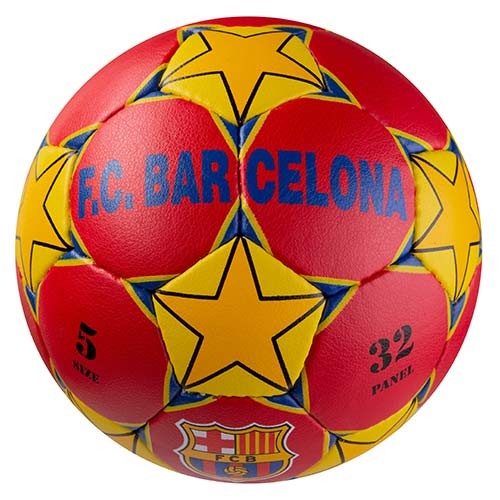 М'яч футбольний PlayGame FC Barca 1 G-14 Grippy №5, жовтий-червоний, код: GR4-430FCB1-WS