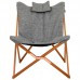 Крісло розкладне Bo-Camp Bloomsbury L Grey, код: DAS302726