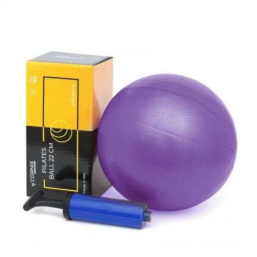 М"яч для пілатесу, йоги, реабілітації Cornix MiniGYMball 220 мм, фіолетовий, код: XR-0225