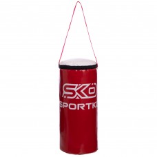 Мешок боксерский Sportko цилиндр ременное креплление 400 мм, красный, код: MP-10_R-S52