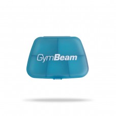 Футляр для зберігання таблеток і капсул GymBeam PillBox 5 Aquamarine, код: 8586024622098