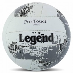 М"яч волейбольний Legend №5 PU, білий-сірий, код: VB-4071_WGR М"яч волейбольний Legend №5 PU, білий-сірий, код: VB-4071_WGR