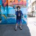 М"яч баскетбольний Xidsen №7, блакитно-помаранчевий, код: 17061-SNS