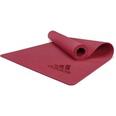 Килимок для йоги Adidas Premium Yoga Mat 1730х610х5 мм, червоний, код: 885652012515