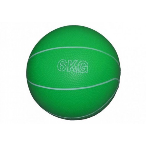 Медбол EasyFit RB 6 кг, зелений, код: EF-8407-6-EF Медбол EasyFit RB 6 кг, зелений, код: EF-8407-6-EF