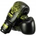 Боксерські рукавиці Fistrage 10 унцій, чорний-салатовий, код: VL-5530_10BKLG