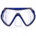Маска для плавання Zelart синій-сірий, код: M166-SIL_BLGR