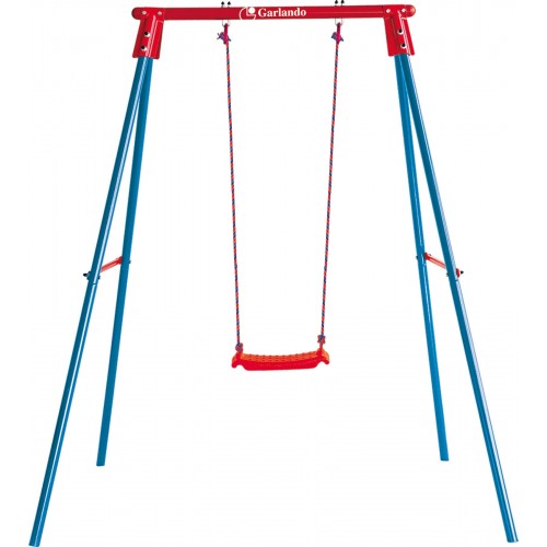 Гойдалка на металевих опорах Garlando Candy одинарна (ALT-11), код: 930748-SVA