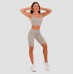 Спортивний топ GymBeam Clothing Cut-Out Grey M, сірий, код: 219823-GB