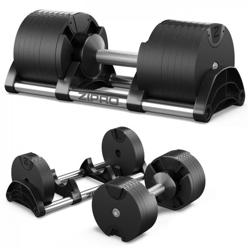 Гантель регульована Zipro 1x36 кг, код: 5902659844378-IN