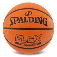 М"яч баскетбольний гумовий Spalding Flex №7, помаранчевий, код: 84606Y-S52 М"яч баскетбольний гумовий Spalding Flex №7, помаранчевий, код: 84606Y-S52