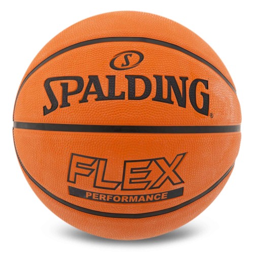 М"яч баскетбольний гумовий Spalding Flex №7, помаранчевий, код: 84606Y-S52 М"яч баскетбольний гумовий Spalding Flex №7, помаранчевий, код: 84606Y-S52