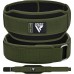 Пояс для важкої атлетики RDX RX5 Double Belt неопреновий Army Green S, код: WBD-RX5AG-S