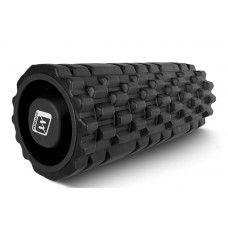 Масажний ролик EasyFit Grid Roller v.1.1 міцний масажер 330х140 мм, чорний, код: EF-2020a-BK