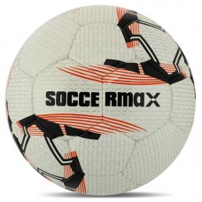 М"яч футбольний Soccermax FIFA №5, білий-помаранчевий, код: FB-7996_OR