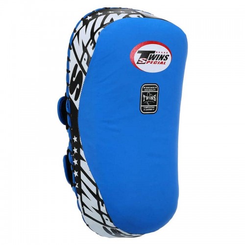 Пади для тайського боксу Тай-педи Twins 200x90x350 мм, 1 шт, синій, код: BO-5068_BL