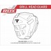 Боксерський шолом тренувальний RDX Guard Red M, код: 402995_M-RX