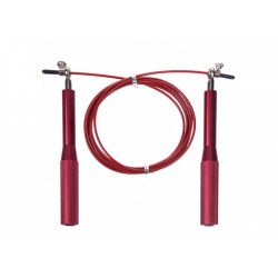 Швидкісна скакалка EasyFit Aluminium 3м зі сталевим тросом та алюмінієвими ручками, червоний, код: EF-1910-R-EF Швидкісна скакалка EasyFit Aluminium 3м зі сталевим тросом та алюмінієвими ручками, червоний, код: EF-1910-R-EF