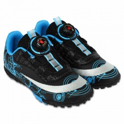 Сороконіжки футбольні дитячі Lijin розмір 35, чорний-синій, код: 004-32-38-1_35