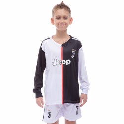 Форма футбольна з довгим рукавом дитяча PlayGame Juventus Ronaldo 7 домашня 2020 розмір 20-30, код: CO-1678