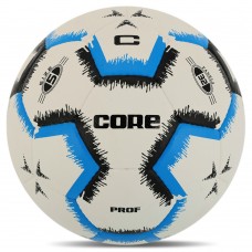 М"яч футбольний Core Prof №5 PU, білий-синій, код: FB-4147 М"яч футбольний Core Prof №5 PU, білий-синій, код: FB-4147