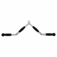 Рукоятка для тяги на трицепс V-подібна ручка для блочного тренажера LiveUp хром, код: LP8192F Рукоятка для тяги на трицепс V-подібна ручка для блочного тренажера LiveUp хром, код: LP8192F