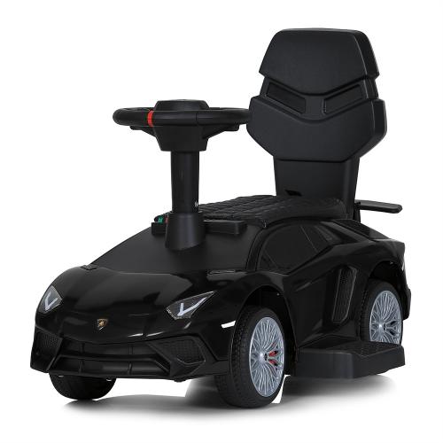 Дитячий електромобіль-толокар Bambi Lamborghini M 5777EBL-2 чорний, код: 6903317634521 Дитячий електромобіль-толокар Bambi Lamborghini M 5777EBL-2 чорний, код: 6903317634521