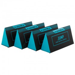 Набір м"яких універсальних бар"єрів тренувальних LiveUp, 4шт, чорний-синій, код: LP8611 Набір м"яких універсальних бар"єрів тренувальних LiveUp, 4шт, чорний-синій, код: LP8611