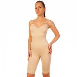 Білизна коригуюча FitGo Control Bodysuit з шортиками L-XL, тілесний, код: ST-9163_LXLB