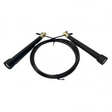 Скакалка для кросфіту SNS С-10-black 300 см, чорний, код: 12691-SNS