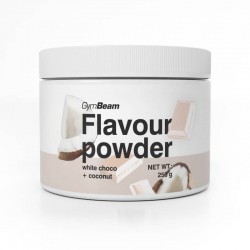 Ароматизато до їжу GymBeam Flavour powder 250г, білий шоколад-кокос, код: 8586022211348