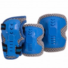Комплект захисту Zelart M (3-7 років) синій, код: SK-2331_MBL