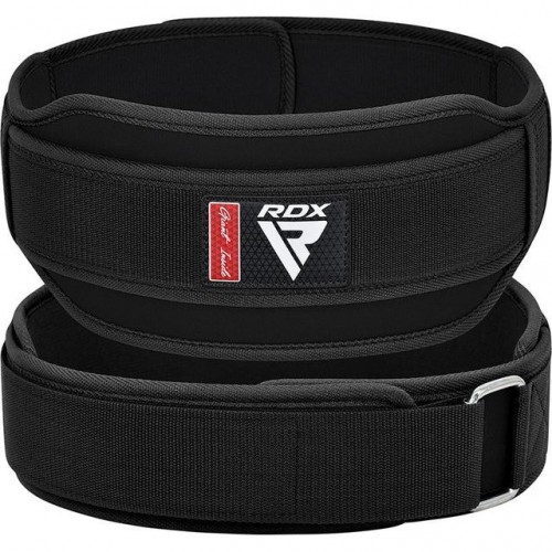 Пояс для важкої атлетики неопреновий RDX RX5 Double Belt M Black, код: WBD-RX5B-M