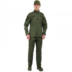 Костюм тактичний (кітель та штани) Tactical Military Rangers розмір XL, оливковий, код: ZK-SU1123_XLOL