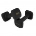 Гантелі вінілові Cornix Square 2x2 кг, чорний, код: XR-0407