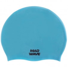 Шапочка для плавання силіконова для дорослих MadWave Light Big блакитний, код: M053113_N