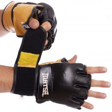 Рукавички для змішаних єдиноборств MMA Matsa L чорний, код: ME-2010_LBK
