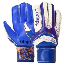 Воротарські рукавиці з захистом пальців Fdsport розмір 10, синій-білий, код: FB-873_10BLW