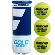 М"яч тенісний Babolat Gold All Court, 3 шт, жовтий, код: 501086-WS