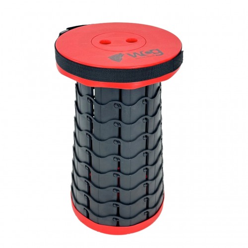 Телескопічне крісло WCG (похідний стілець) 250х450 мм, червоно-чорний, код: ST-02(b-r)-IF