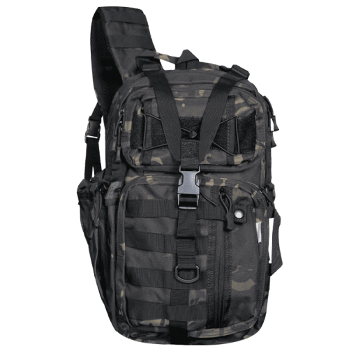 Рюкзак Camotec TCB 260х170х420 мм, мультікам чорний, код: 2908010151904