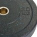Бамперні диски для кроссфіта Record Raggy Bumper Plates з структурної гуми 20кг (d-51мм), код: TA-5126-20-S52