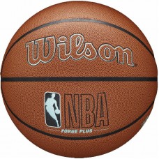 М"яч баскетбольний Wilson NBA Forge Plus Eco №7, коричневий, код: 097512650847