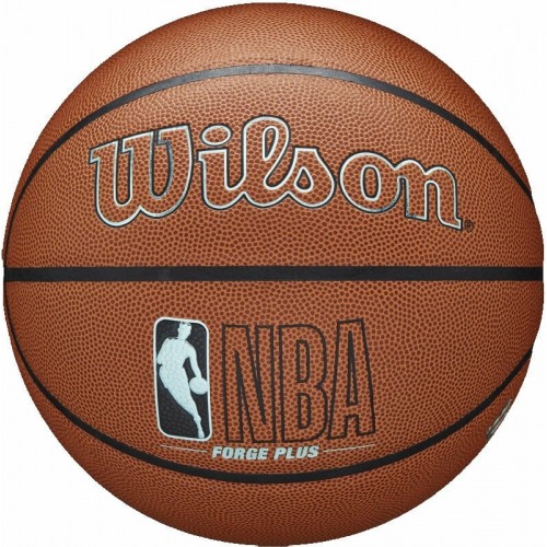 М"яч баскетбольний Wilson NBA Forge Plus Eco №7, коричневий, код: 097512650847