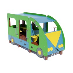 Гімнастичний комплекс Miros "Автобус" 3070х1280х1620 мм, код: DIO407 Гімнастичний комплекс Miros "Автобус" 3070х1280х1620 мм, код: DIO407