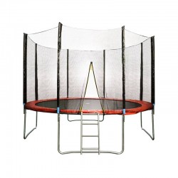 Батут HouseFit 10FT d = 3000 мм з сіткою і сходами, код: К00019881