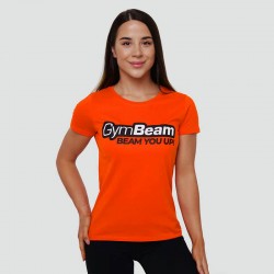 Футболка жіноча GymBeam Clothing Beam XS, помаранчевий, код: 221721-GB